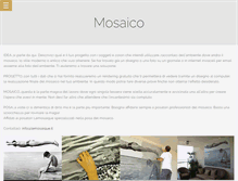 Tablet Screenshot of lemosaique.it